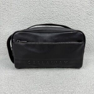 Callaway Bag Black Toiletry Case Travel Dopp Kit Pouch Accessory Golf Clutch